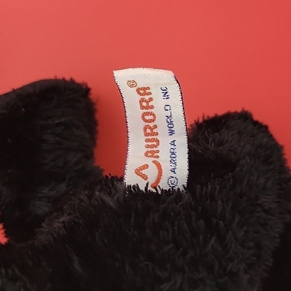Aurora Fancy Pals, Toy Adorable Little Black Terrier in Red Purse, Removable - Picture 10 of 15